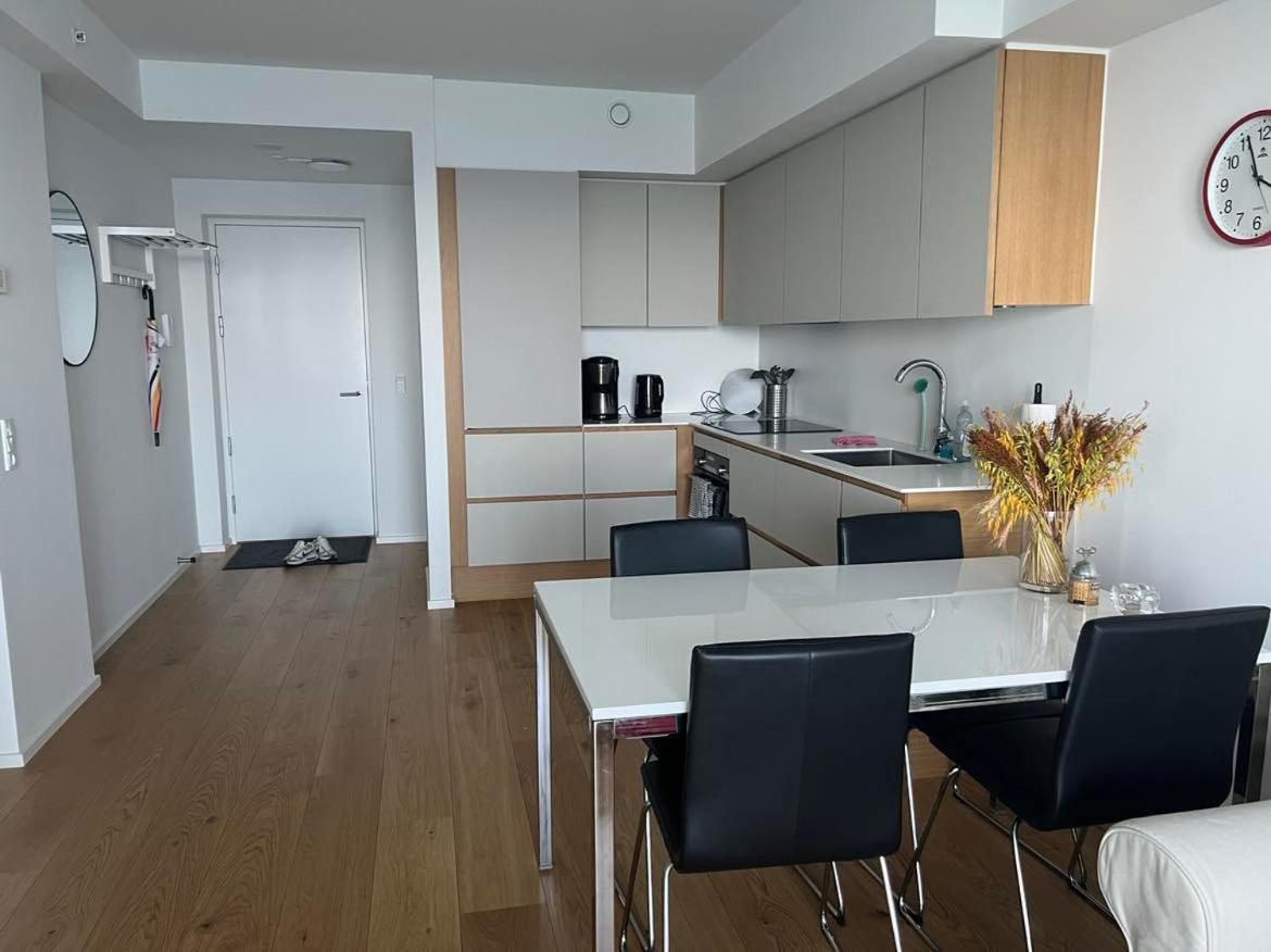 26-Etage Lejlighed Med Utrolig Havudsigt Aarhus Exterior foto