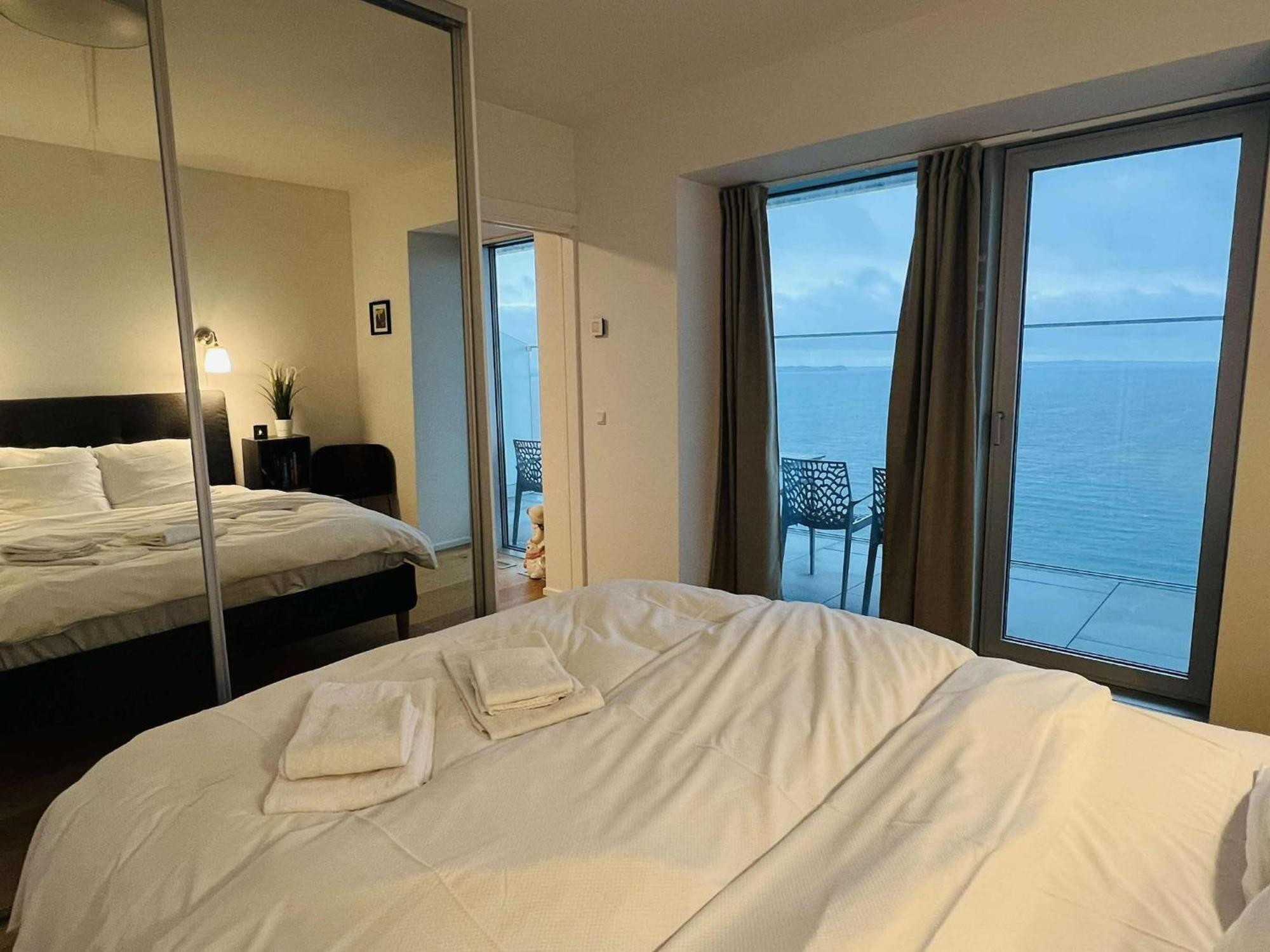 26-Etage Lejlighed Med Utrolig Havudsigt Aarhus Exterior foto